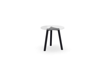 Ronda Side table frame alu charc for Ø 450 mm