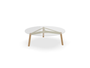 Ronda Side table frame teak for Ø 900 mm