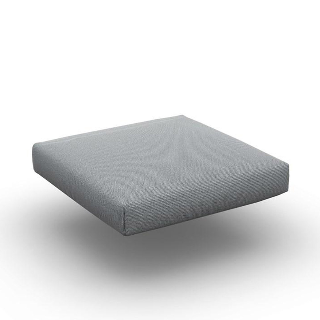 Lounge Cushion Ottoman 1-Seat Sunbrella Grey Chine