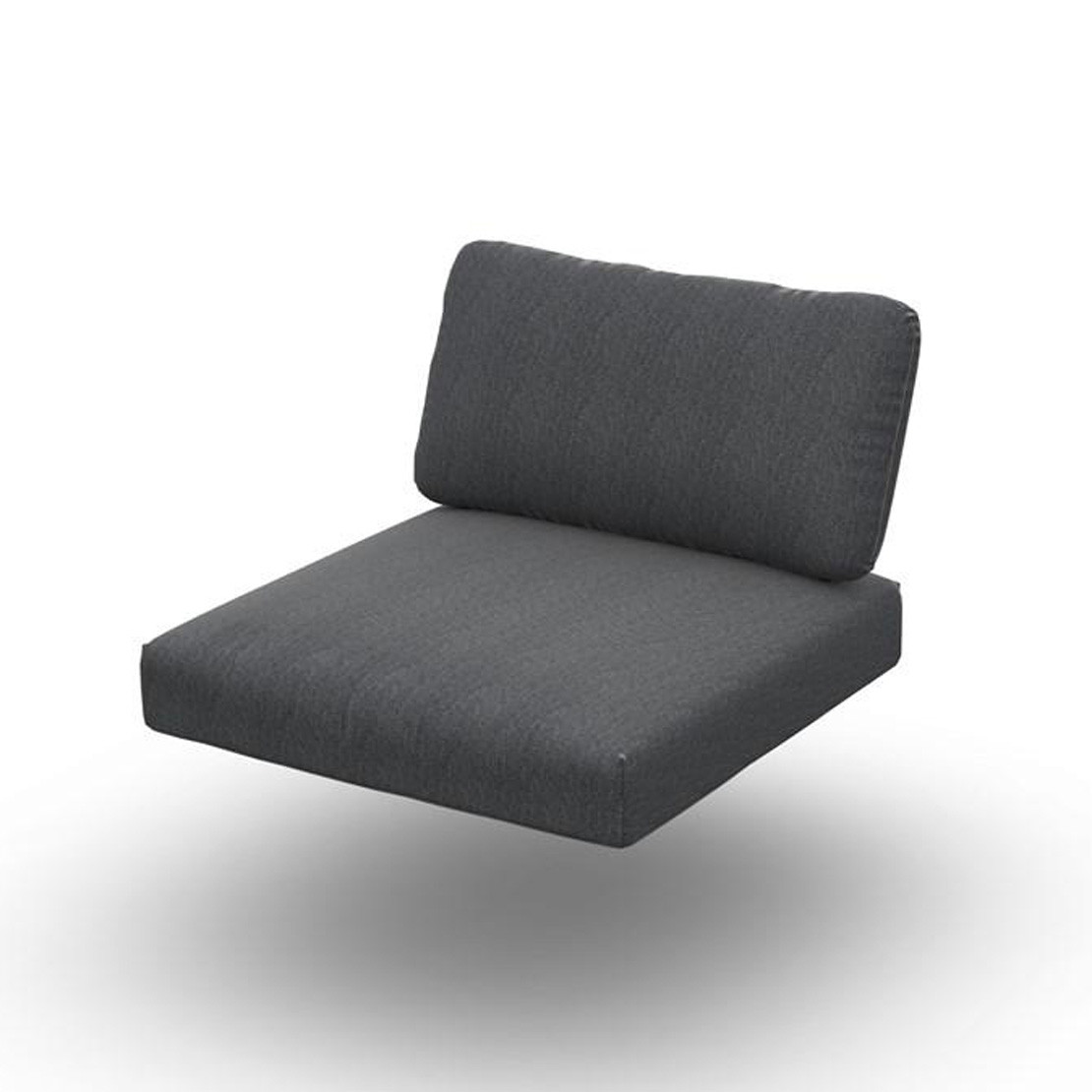 Ritz Alu Cushion Seat + Back Single Exteria Smoke
