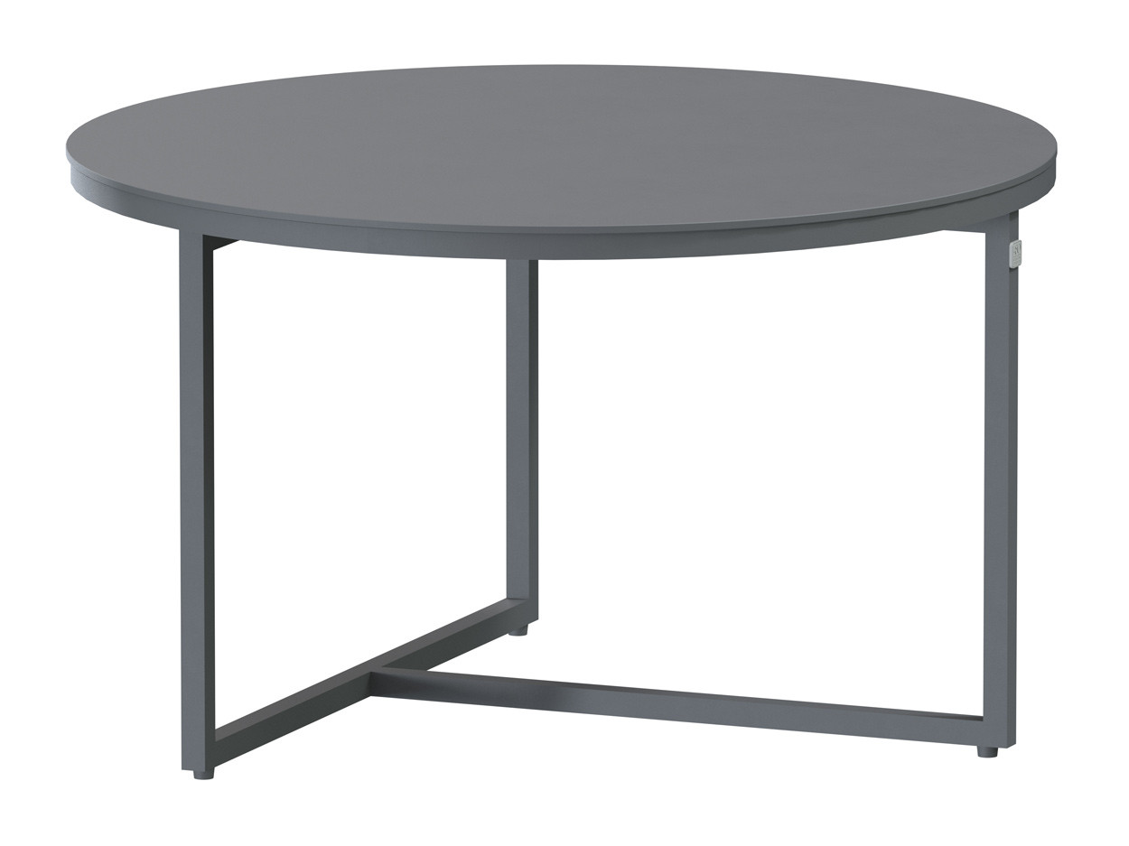 Valetta coffee table Alu round 58.5 c Alu legs (H35)