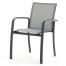 Arcueil charcoal dining tuinstoel stapelbaar