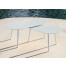 Amazone Side Table Set Alu White Mat 98X56/78X44