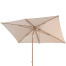 Azzurro 200 x 300 cm Woodlook frame Sand