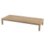 Sem coffee table brushed teak 150 x 65 x 25 cm