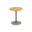 Volta natural teak side table central leg olive 45 X 55 cm