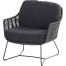 Belmond living chair anthracite with 2 cushions