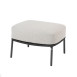 Calpi footstool anthracite with cushion