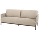 Savanne 3 seater bench terre with 3 cushions
