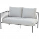 Figaro modular 2 seater bench Right arm with 3 cushions