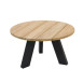 Cosmic coffee table round teak 65 X 35 cm