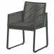 Ortea dining chair Platinum with cushion