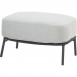 Fabrice footstool Anthracite with cushion