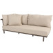Ezra 3 seater bench right arm terre with 4 cushions and pillow