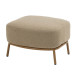 Biarritz footstool amber with cushion