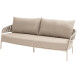 Calma 3 seater bench latte with 3 cushions